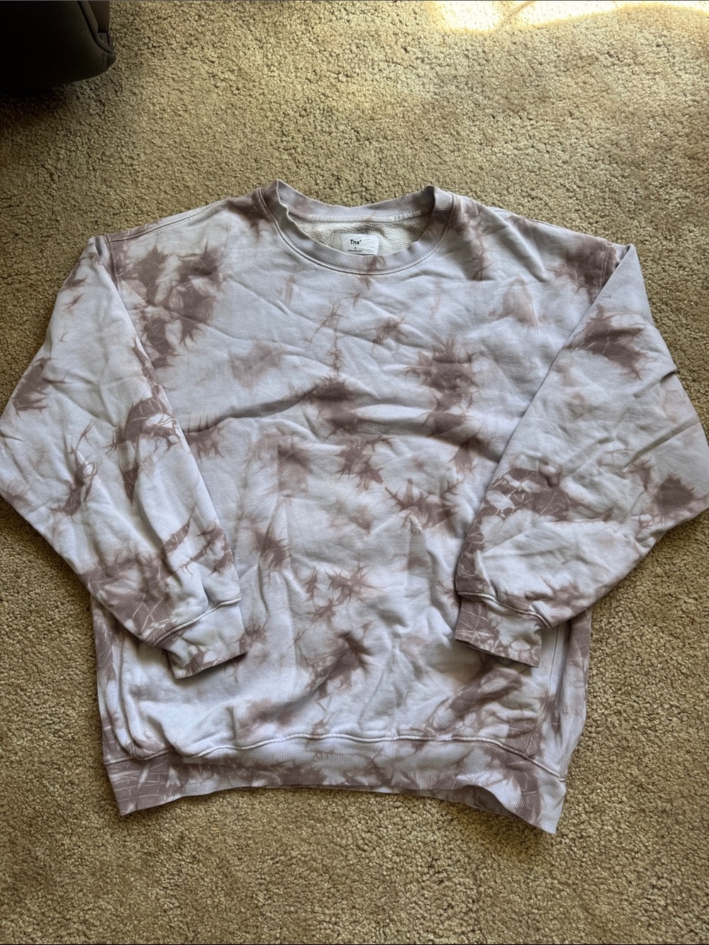 Aritzia women’s Crewneck Tie-Dye Sweatshirt